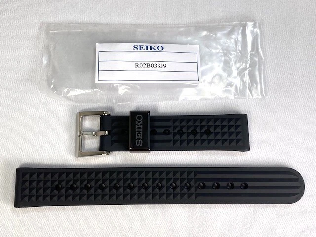 Seiko Rubber Wristwatch Bands 18 mm Band Width for sale | eBay