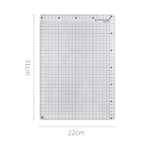 Non Slip Grid Scale Ruler Transparent Writing Board Student Writing - Photo 4/12