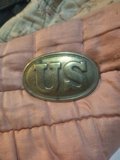 Civil War Era US Oval Belt Buckle Plate