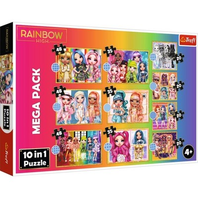 TREFL Puzzle Regenbogen hoch MEGA PACK 10v1