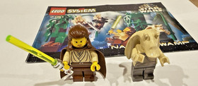 LEGO 7121 Star Wars Qui-Gon Jinn Minifigure Jedi sw0027  Jar Jar sw0017