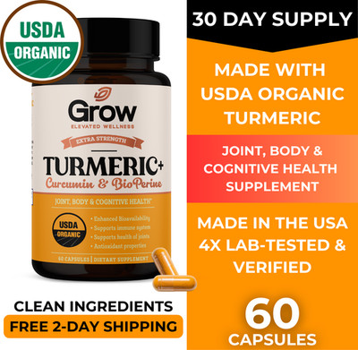 Dr. Berg Turmeric Curcumin with Bioperine (60 Capsules) New & Sealed
