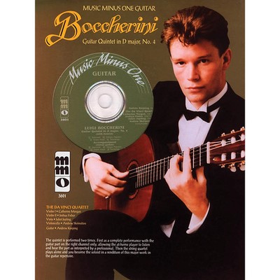 Music Minus One Boccherini Guitar Quintet No. 4 in D, Fandango Softcover with CD