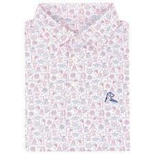 Rhoback American Icon Men's Performance Polo Short Sleeve Golf Athletic Shirt