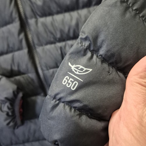 LL Bean 650 Down Puffer Jacket Womens PS Black Hooded Preppy Lined Outdoor City - Picture 5 of 13