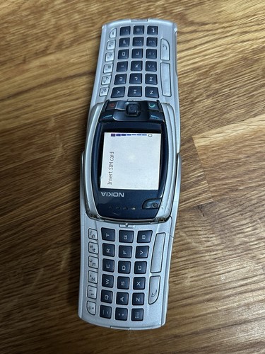 Nokia 6800 - Gray and Blue Flip Phone - Picture 1 of 15