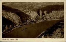 Luftschiff Delag Airline Zeppelin Lorch Am Rhein Germany 1920s airship postcard