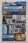 Rhode Island United States Travel Scrapbooking Stickers by Reminisce Jet Setters