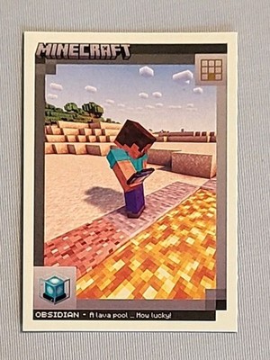 2024 Panini Minecraft #80 Obsidian