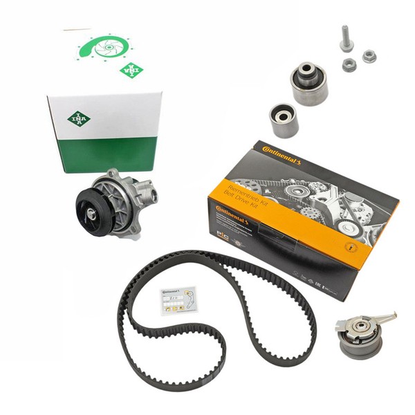 Zahnriemensatz + Wapu FüR VW Audi Seat 1.6 2.0 TDI CT1168K1 04L198119A 04L121011-image