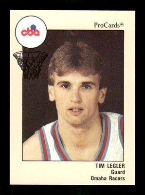 1989-90 Procards CBA Omaha Racers 73 Tim Legler BXCP53