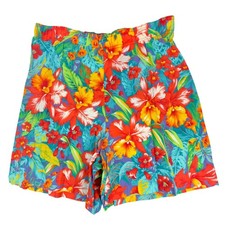 That's Me Floral Shorts Womens 5/6 Multicolor High Waisted Vintage 80s 90s