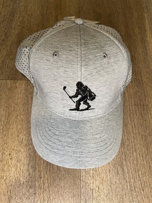Sasquatch Athletic Works Adult Snapback Golf Hat Perforated 6 Panel Gray NWOT