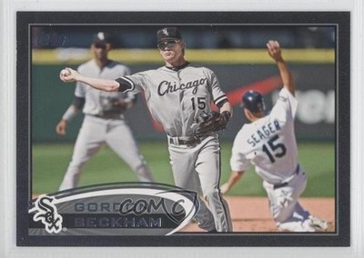 2012 Topps Black 34/61 Gordon Beckham #629 0o9