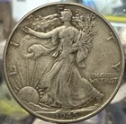 1945 50C WALKING LIBERTY SILVER HALF DOLLAR Circulated