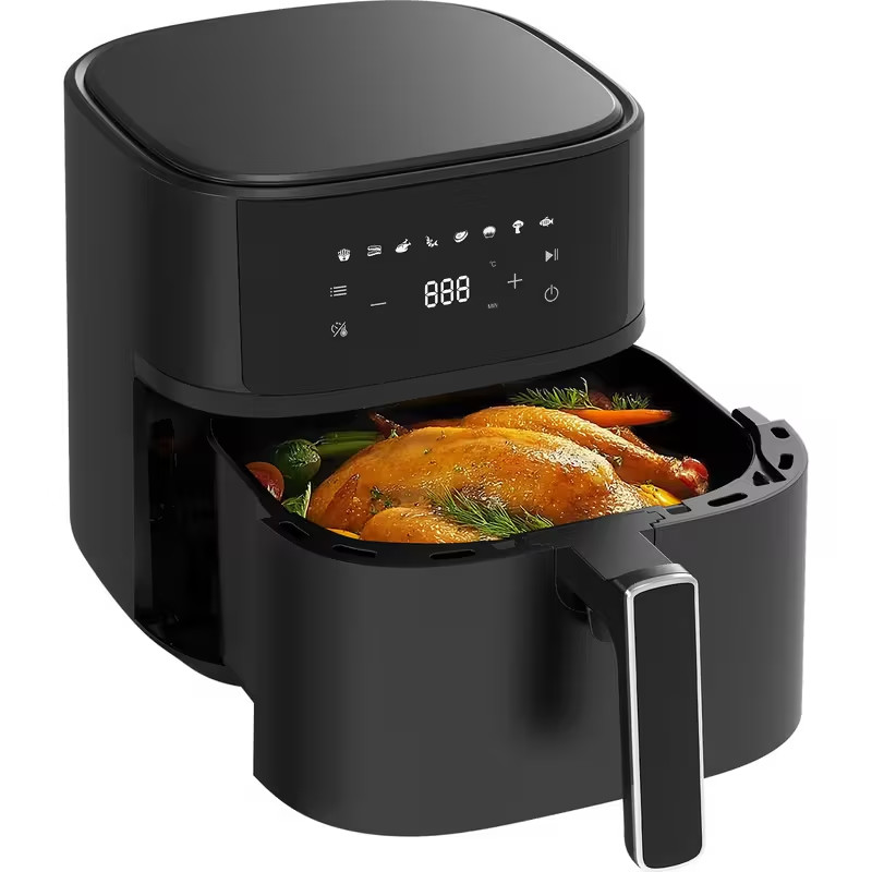 Friteuse sans huile 6,5L XL 1700W avec écran tactile pour une cuisson croustillante
