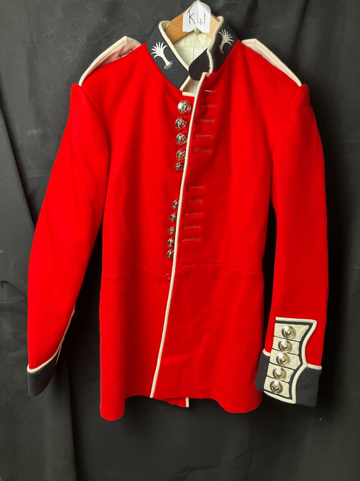 Guardie Di Gallese British Army Salvapiedi Rosso Tunica