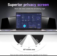 IPROKKO Laptop Sichtschutz 13,3 Zoll 16:9 Neu mit Mikrofasertuch ohne Magnet