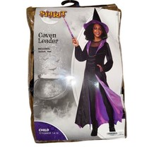 Spirit Halloween Coven Leader Witch Costume Girls Size 14 2-Piece Set cosplay