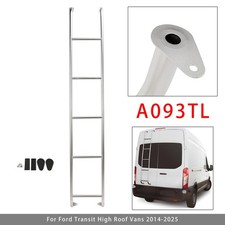 Stainless Steel 5-Step Van Ladder A093TL For Ford Transit High Roof Vans 14-2025