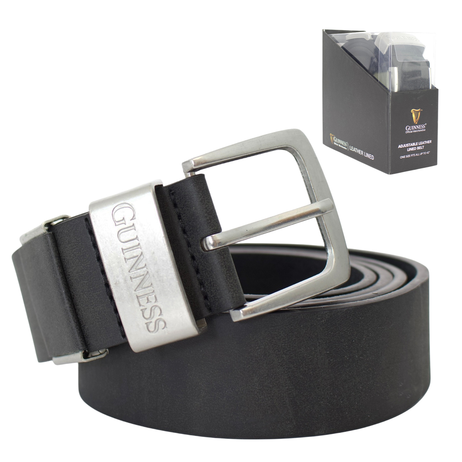 Guinness Wallet Belt Gift Set RFID Secure Leather Wallet + Bottle Opener – Boxed image 6
