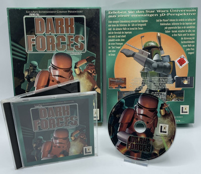 Star Wars Dark Forces PC Spiel CD-Rom Spiel Big Box Lucasart Ohne Anleitung