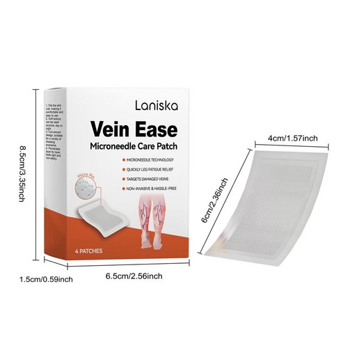 Varicose Vein Microneedle Patch Vein Ease Microneedle NUOVO CarePatch 1-3 confezioni - Foto 19 di 20
