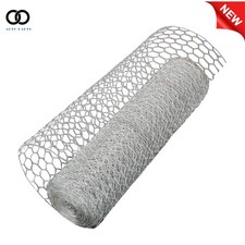 1" Hole 24in 100ft Galvanized Poultry Net Mesh Fencing Metal Chicken Wire