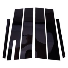 Gloss Black Window B Pillar Post Covers Fit For Ford Taurus Fr 2010-2019