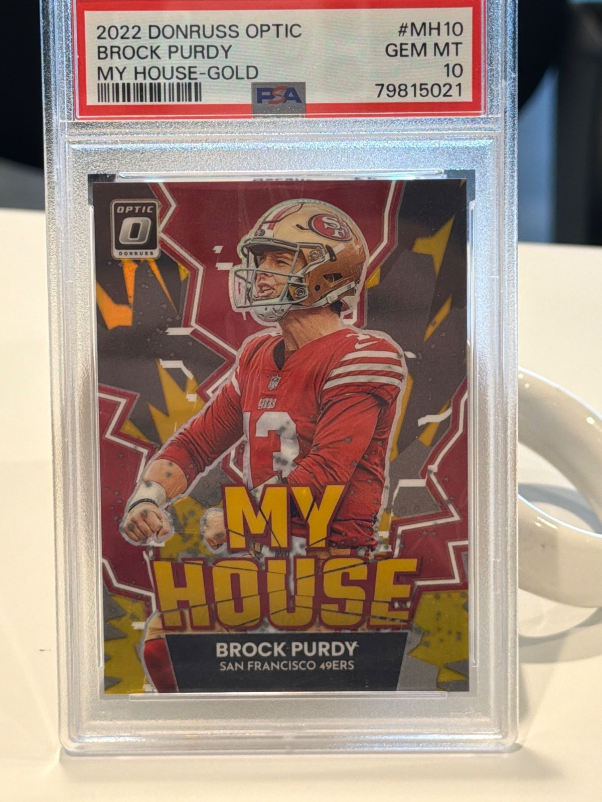 Brock Purdy Panini Donruss Optic My House #MH10 Gold