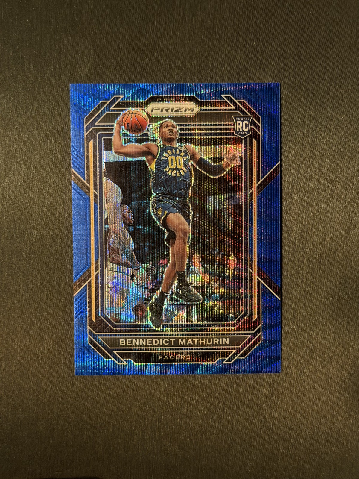 2022-23 Panini Prizm - Bennedict Mathurin #254 Blue Wave Prizm (RC)