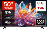 NEW TCL 50T6C-UK 50 QLED 4K HDR10+ Dolby Vision & Atmos Smart TV (2025) -Z03