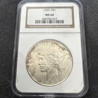 1923 S$1 Peace Dollar NGC MS64 In OLD FATTY HOLDER