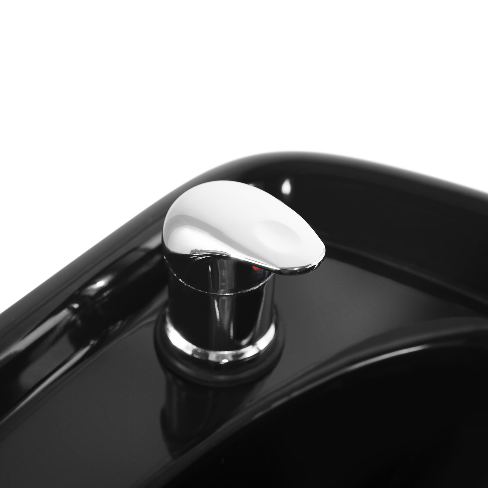 Barber Backwash Unit Chair Ceramic Shampoo Bowl Sink Beauty Spa Salon w/Footrest