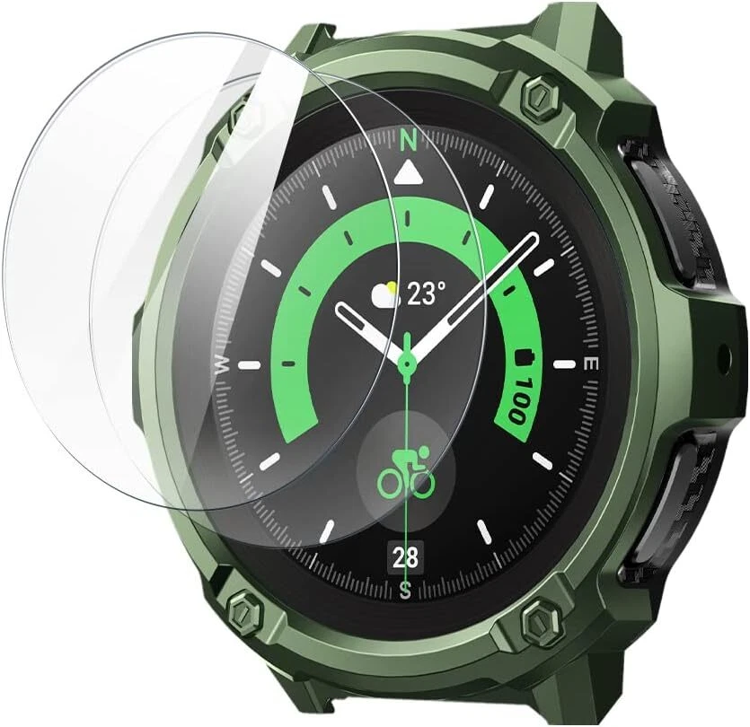 SUPCASE Unicorn For Galaxy Watch 5 Pro (45mm) Bands Case w/ 2 Pack Screen Cover - Image 2 of 4