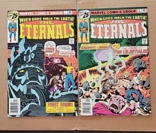 Eternals #1 y 2 1ª App y Origen de los Eternos y Desviados + Más Marvel 1976