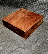 One) 10"×10"×3" Black Walnut Bowl/Platter Turning Blank Square Wood Block Lathe 