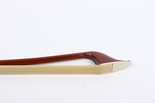 French Style 3/4 Upright Double Bass Bow High Quality Brazilwood Ebony Frog - Picture 6 of 7