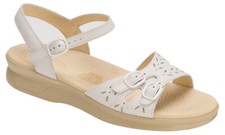 SAS Womens Shoes Duo Sandal White 12 Slim AAA Slingback Walking NEW IN BOX