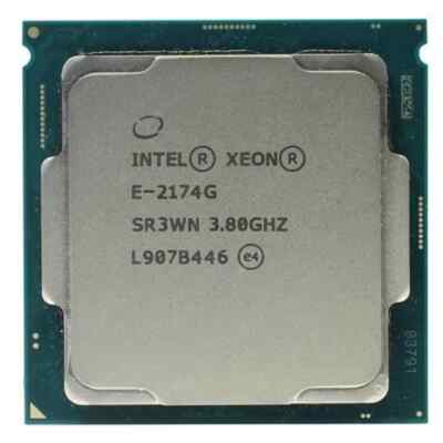 Intel Xeon E-2174G SR3WN 3.8-4.7GHz 4 CORE 71W LGA 1151 14nm CPU Processor