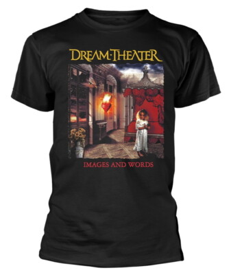 Dream Theater Image And Words schwarzes T-Shirt OFFICIAL
