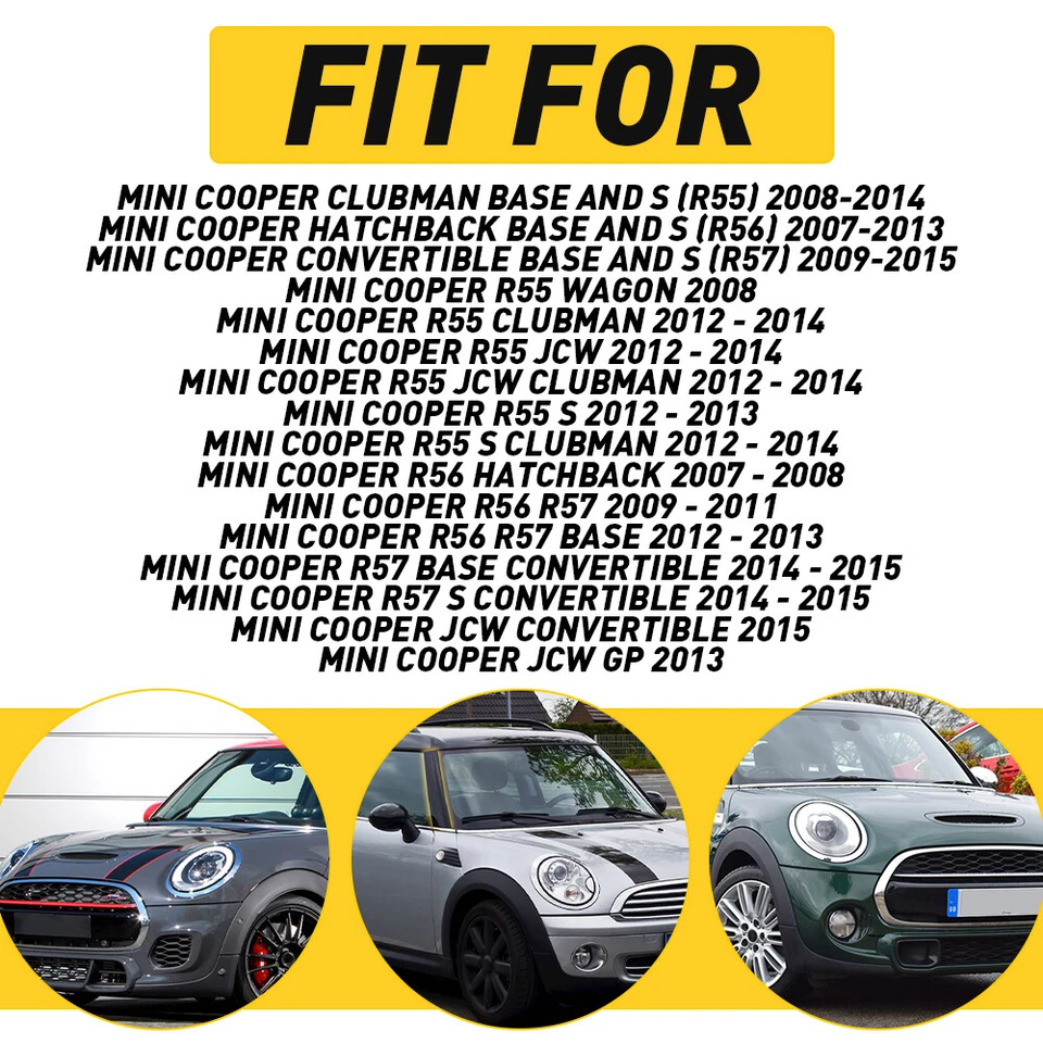 For Mini Cooper R55 R56 R57 07-15 Front RH Windshield A Pillar Trim -51137272584 - Image 3 of 4