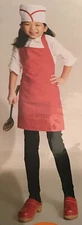 Kids' Deli food Cook Worker Apron & Hat Halloween Costume Hyde & Eek! One Size