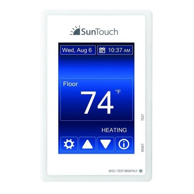 SunTouch Touchscreen Programmable Radiant Floor Heating Thermostat 500850-SC