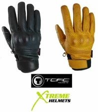 Torc Fairfax Motorcycle Retro Gloves Goatskin Leather XS-3XL