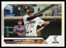 2023 Topps Pro Debut Adrian Placencia #PD-126 BASEBALL INLAND EMPIRE 66ERS