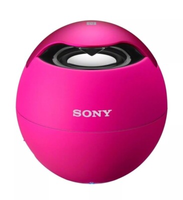 Sony SRS-BTV5 Wireless Portable Speaker Bluetooth Hot Pink Ball