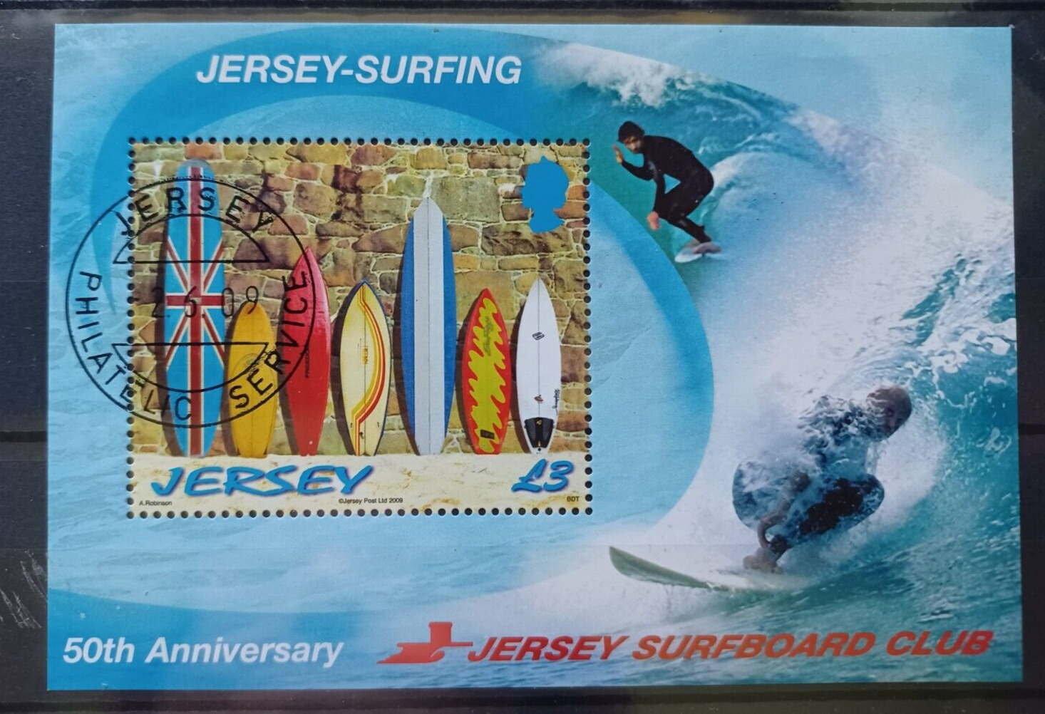 Jersey 2009 50th Anniversary of Jersey Surfboard Club MS, Used