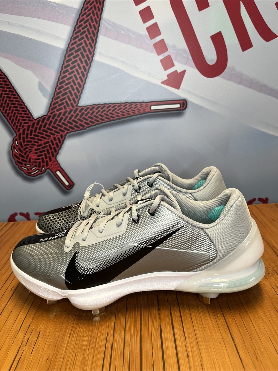 Nike Force Zoom Mike Trout 7 Pro Metal Baseball Cleats Gray