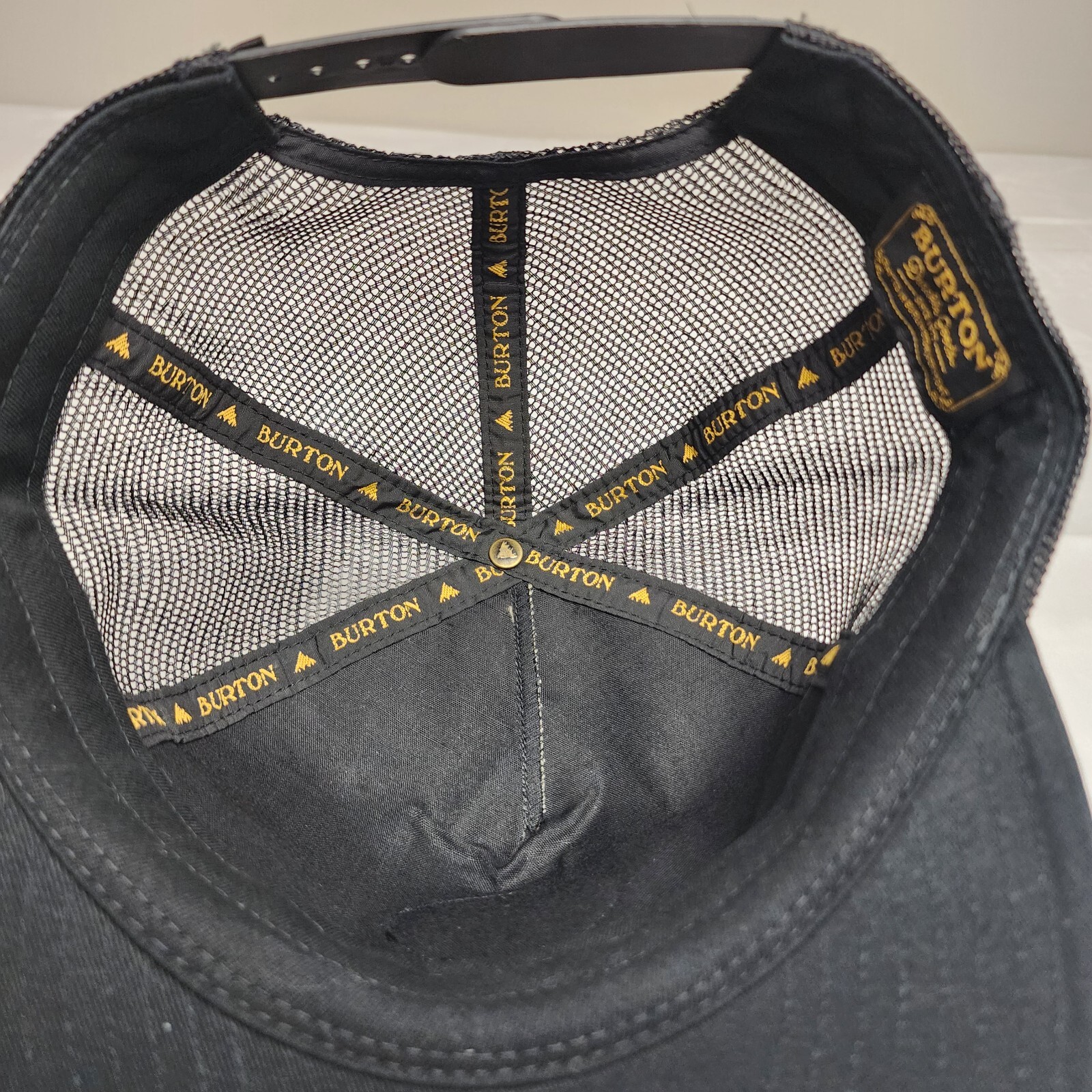 Burton Sunset Patch Snapback Trucker Hat - Black/… - image 6